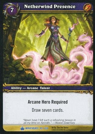 World of Warcraft TCG | Netherwind Presence - Wrathgate 49/220 | The Nerd Merchant