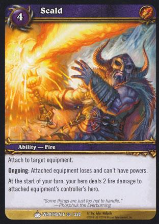 World of Warcraft TCG | Scald - Wrathgate 50/220 | The Nerd Merchant