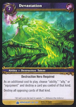 World of Warcraft TCG | Devastation - Wrathgate 80/220 | The Nerd Merchant