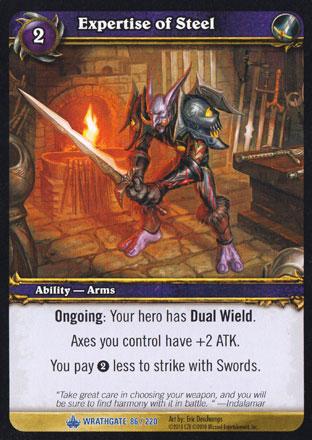 World of Warcraft TCG | Expertise of Steel - Wrathgate 86/220 | The Nerd Merchant