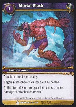 World of Warcraft TCG | Mortal Slash - Wrathgate 90/220 | The Nerd Merchant