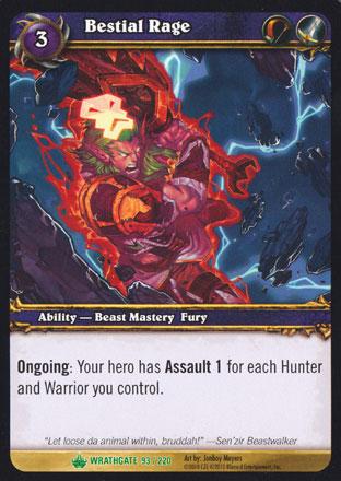 World of Warcraft TCG | Bestial Rage - Wrathgate 93/220 | The Nerd Merchant