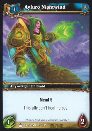 World of Warcraft TCG | Ayluro Nightwind - Wrathgate 107/220 | The Nerd Merchant