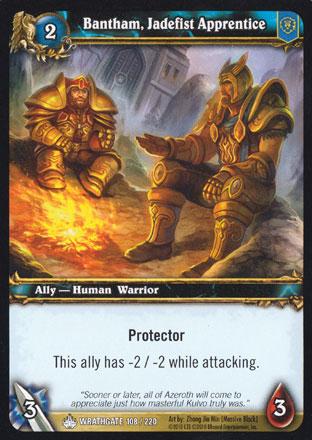 World of Warcraft TCG | Bantham, Jadefist Apprentice - Wrathgate 108/220 | The Nerd Merchant