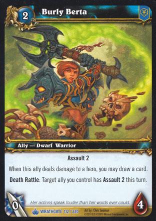 World of Warcraft TCG | Burly Berta - Wrathgate 112/220 | The Nerd Merchant
