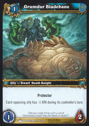 World of Warcraft TCG | Grumdur Bladebane - Wrathgate 114/220 | The Nerd Merchant