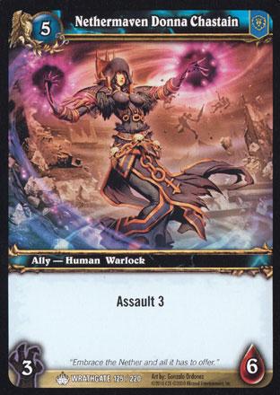 World of Warcraft TCG | Nethermaven Donna Chastain - Wrathgate 125/220 | The Nerd Merchant