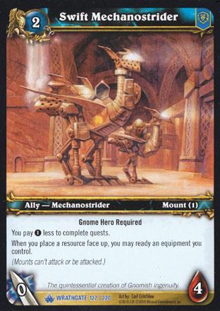 World of Warcraft TCG | Swift Mechanostrider - Wrathgate 127/220 | The Nerd Merchant