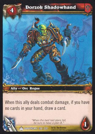 World of Warcraft TCG | Dorzok Shadowhand - Wrathgate 138/220 | The Nerd Merchant