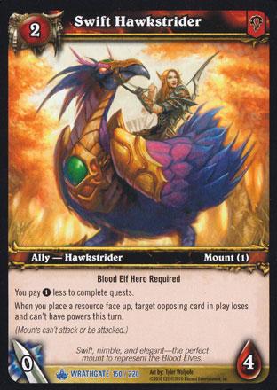 World of Warcraft TCG | Swift Hawkstrider - Wrathgate 150/220 | The Nerd Merchant