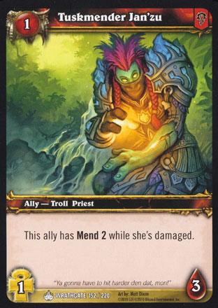 World of Warcraft TCG | Tuskmender Jan'zu - Wrathgate 152/220 | The Nerd Merchant