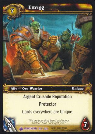 World of Warcraft TCG | Eitrigg - Wrathgate 162/220 | The Nerd Merchant