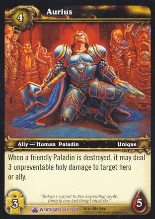 World of Warcraft TCG | Aurius - Wrathgate 167/220 | The Nerd Merchant