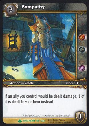 World of Warcraft TCG | Sympathy - Wrathgate 178/220 | The Nerd Merchant