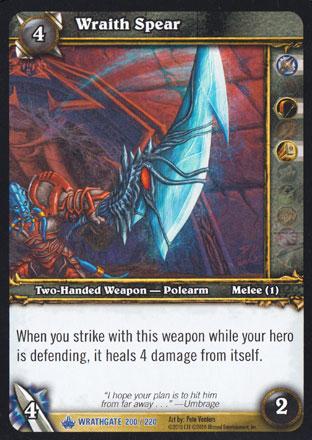 World of Warcraft TCG | Wraith Spear - Wrathgate 200/220 | The Nerd Merchant