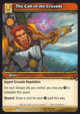World of Warcraft TCG | The Call of the Crusade - Wrathgate 204/220 | The Nerd Merchant