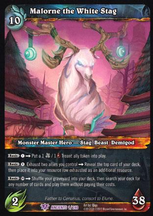 World of Warcraft TCG | Malorne the White Stag - War of the Ancients 1/240 | The Nerd Merchant