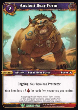 World of Warcraft TCG | Ancient Bear Form - War of the Ancients 9/240 | The Nerd Merchant