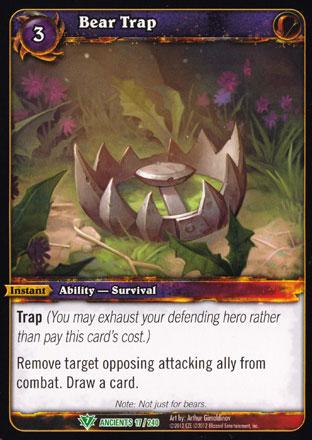 World of Warcraft TCG | Bear Trap - War of the Ancients 17/240 | The Nerd Merchant