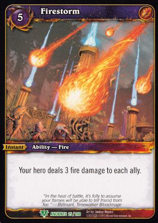 World of Warcraft TCG | Firestorm - War of the Ancients 25/240 | The Nerd Merchant