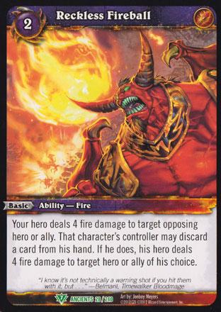 World of Warcraft TCG | Reckless Fireball - War of the Ancients 28/240 | The Nerd Merchant