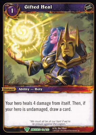 World of Warcraft TCG | Gifted Heal - War of the Ancients 36/240 | The Nerd Merchant