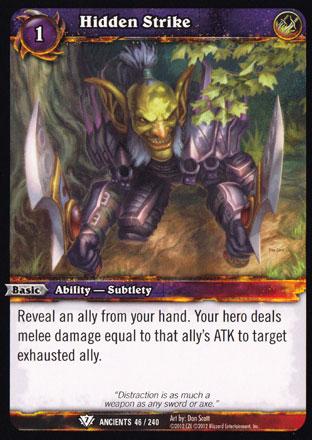 World of Warcraft TCG | Hidden Strike - War of the Ancients 46/240 | The Nerd Merchant