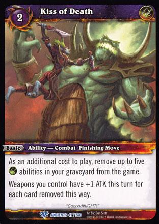 World of Warcraft TCG | Kiss of Death - War of the Ancients 47/240 | The Nerd Merchant