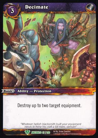 World of Warcraft TCG | Decimate - War of the Ancients 67/240 | The Nerd Merchant