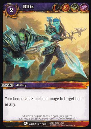 World of Warcraft TCG | Blitz - War of the Ancients 71/240 | The Nerd Merchant