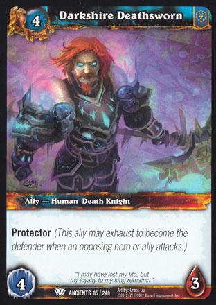 World of Warcraft TCG | Darkshire Deathsworn - War of the Ancients 85/240 | The Nerd Merchant