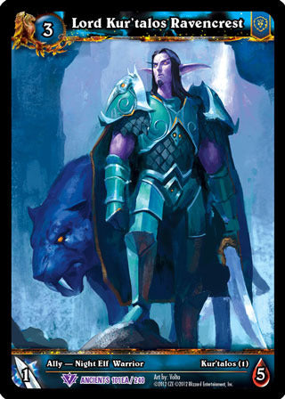 World of Warcraft TCG | Lord Kur'talos Ravencrest (Full Art) - War of the Ancients 101/240 | The Nerd Merchant