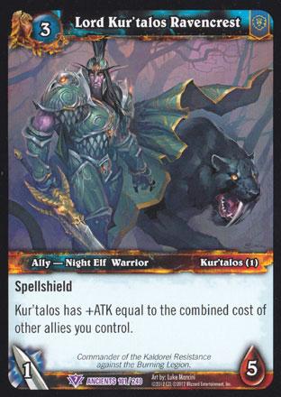 World of Warcraft TCG | Lord Kur'talos Ravencrest - War of the Ancients 101/240 | The Nerd Merchant