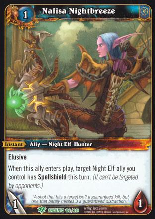 World of Warcraft TCG | Nalisa Nightbreeze - War of the Ancients 102/240 | The Nerd Merchant