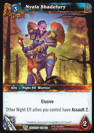 World of Warcraft TCG | Nyala Shadefury - War of the Ancients 105/240 | The Nerd Merchant