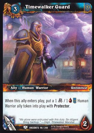 World of Warcraft TCG | Timewalker Guard - War of the Ancients 116/240 | The Nerd Merchant