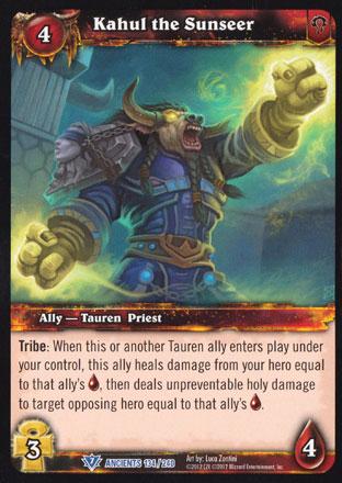 World of Warcraft TCG | Kahul the Sunseer - War of the Ancients 134/240 | The Nerd Merchant