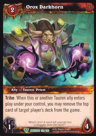 World of Warcraft TCG | Orox Dearkhorn - War of the Ancients 141/240 | The Nerd Merchant