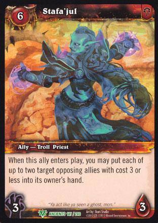 World of Warcraft TCG | Stafa'jul - War of the Ancients 147/240 | The Nerd Merchant