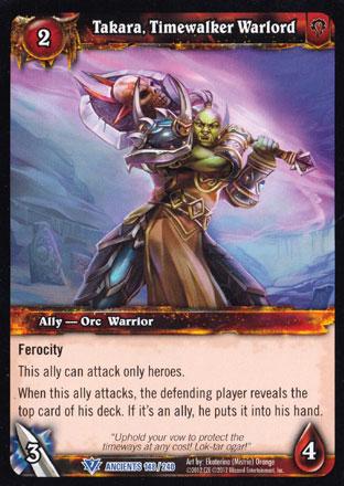 World of Warcraft TCG | Takara, Timewalker Warlord - War of the Ancients 148/240 | The Nerd Merchant