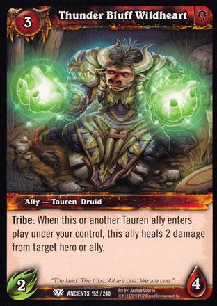 World of Warcraft TCG | Thunder Bluff Wildheart - War of the Ancients 152/240 | The Nerd Merchant