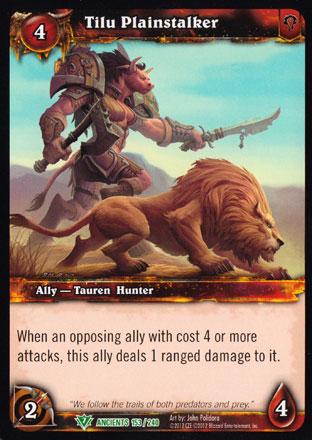 World of Warcraft TCG | Tilu Plainstalker - War of the Ancients 153/240 | The Nerd Merchant
