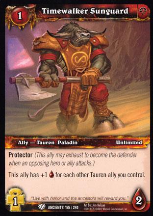 World of Warcraft TCG | Timewalker Sunguard - War of the Ancients 155/240 | The Nerd Merchant