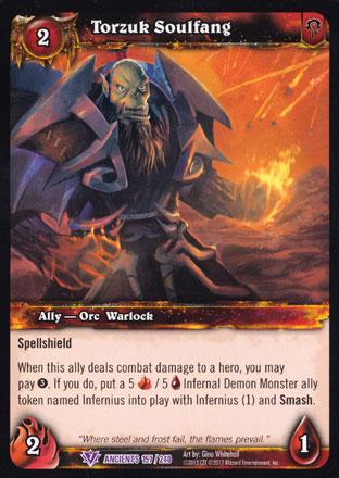 World of Warcraft TCG | Torzuk Soulfang - War of the Ancients 157/240 | The Nerd Merchant