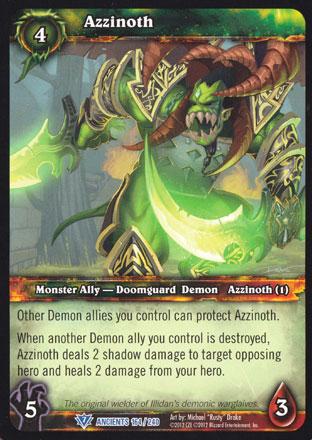 World of Warcraft TCG | Azzinoth - War of the Ancients 164/240 | The Nerd Merchant