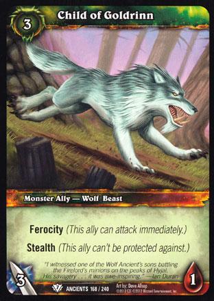 World of Warcraft TCG | Child of Goldrinn - War of the Ancients 168/240 | The Nerd Merchant