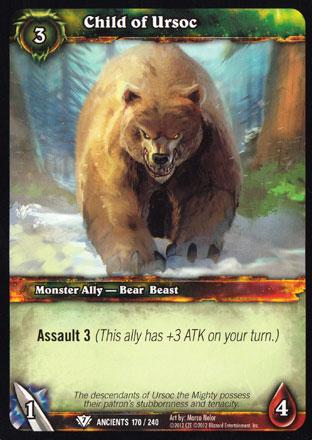 World of Warcraft TCG | Child of Ursoc - War of the Ancients 170/240 | The Nerd Merchant