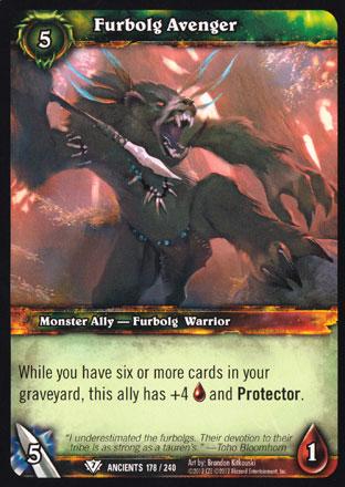 World of Warcraft TCG | Furbolg Avenger - War of the Ancients 178/240 | The Nerd Merchant