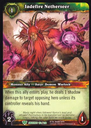 World of Warcraft TCG | Jadefire Netherseer - War of the Ancients 183/240 | The Nerd Merchant