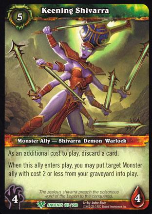 World of Warcraft TCG | Keening Shivarra - War of the Ancients 185/240 | The Nerd Merchant